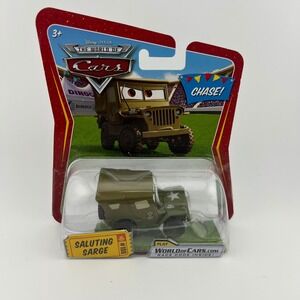 Disney Pixar Cars Saluting Sarge #100 Chase Die Cast 2009‎ World of Cars NEW
